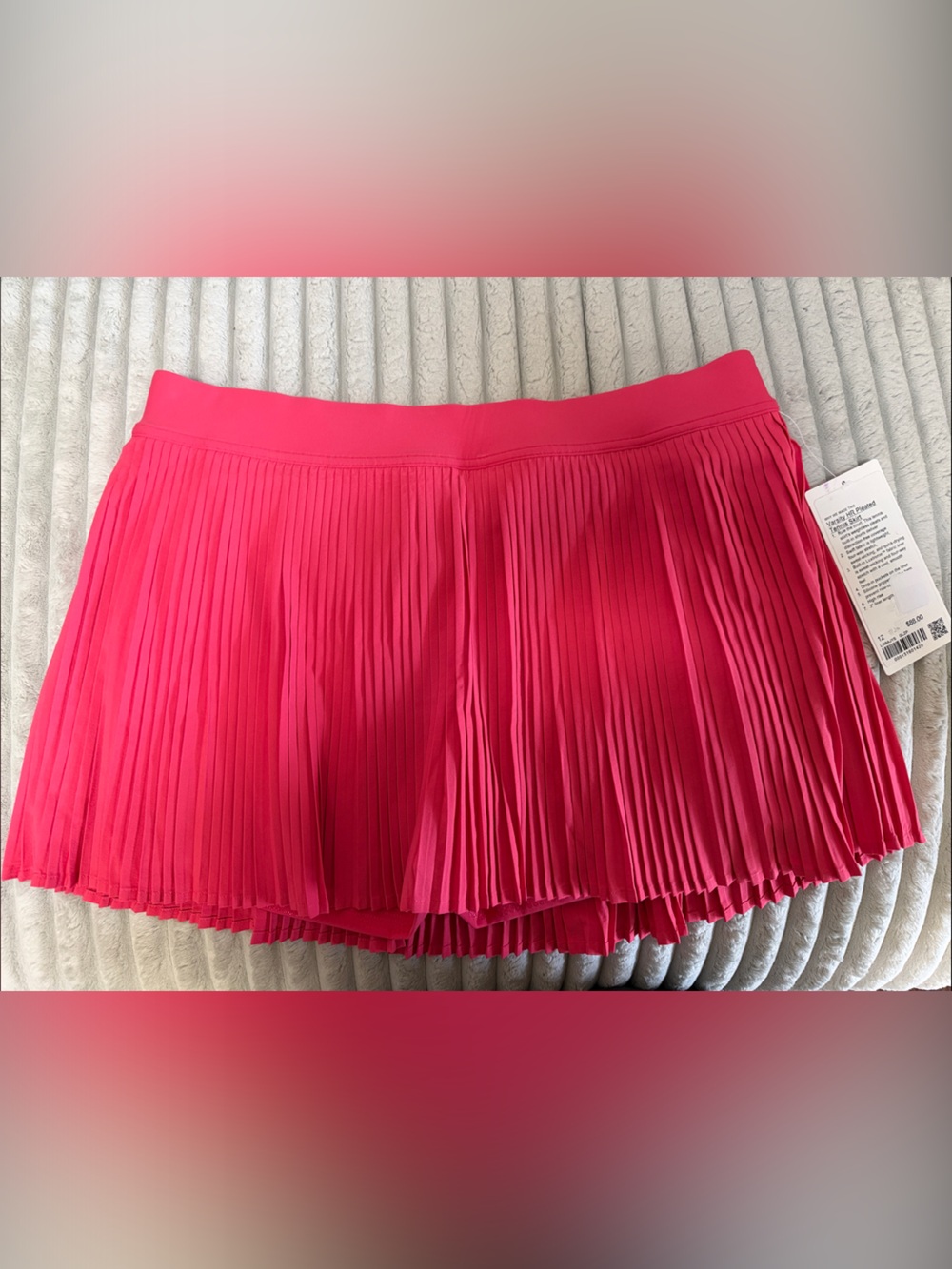 lululemon athletica Pleated Skirt in Hot Pink (GLZP)